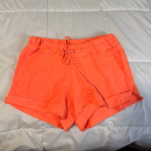 Pants - Neon orange shorts